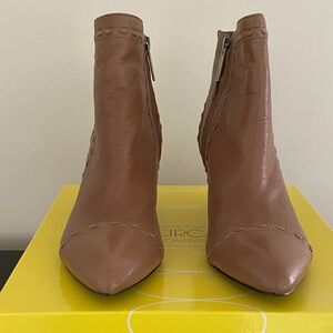 Brown Leather Ankle Boots